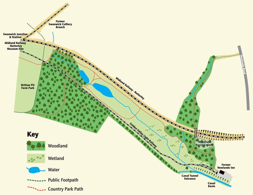 Butterley Country Park Map