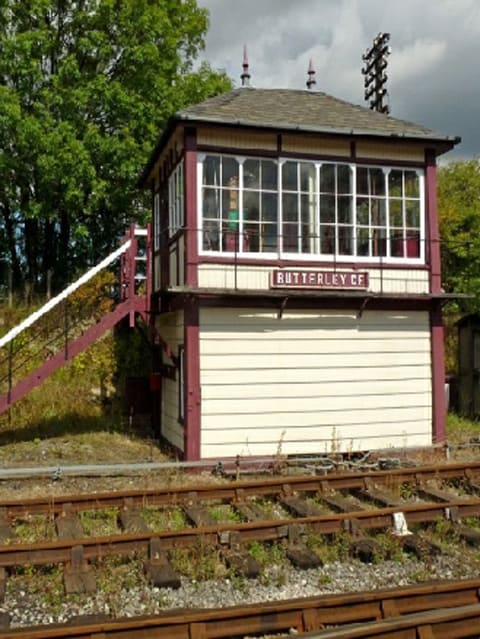 Ais Gill signal box at Butterley Station Type 2a Signal Box