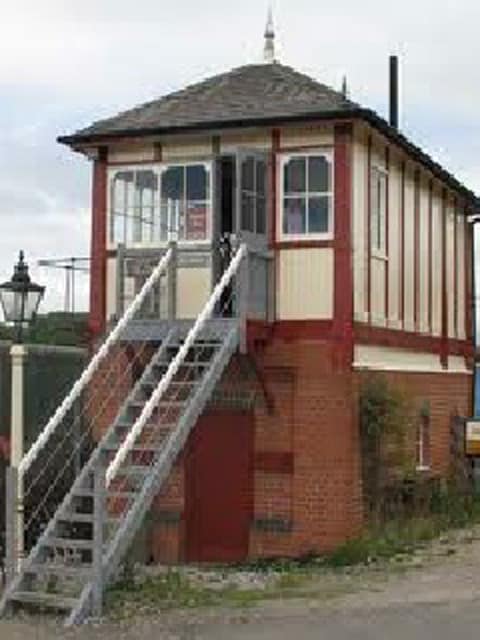 Linby Station signal box (Demonstration signal box at Swanwick Junction) Type 2b Signal Box