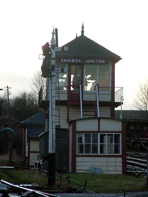 Kettering Station signal box at Swanwick Junction Type 4e Signal Box