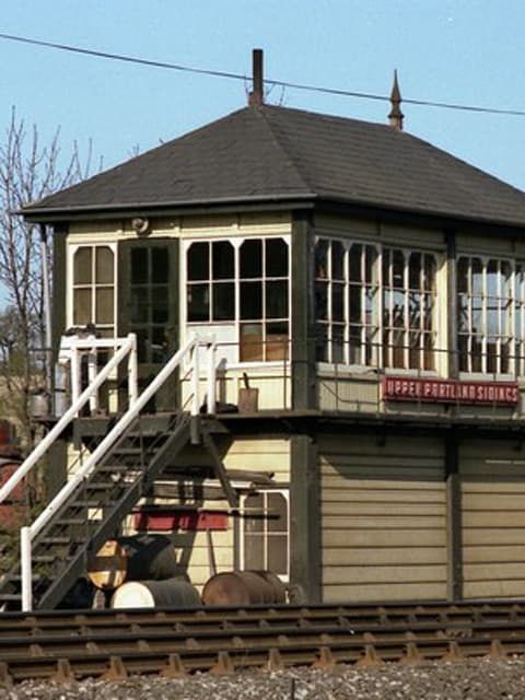 Upper Portland Sidings signal box * (in store at Butterley Station) Type 3a Signal Box NO LONGER AT MR-B