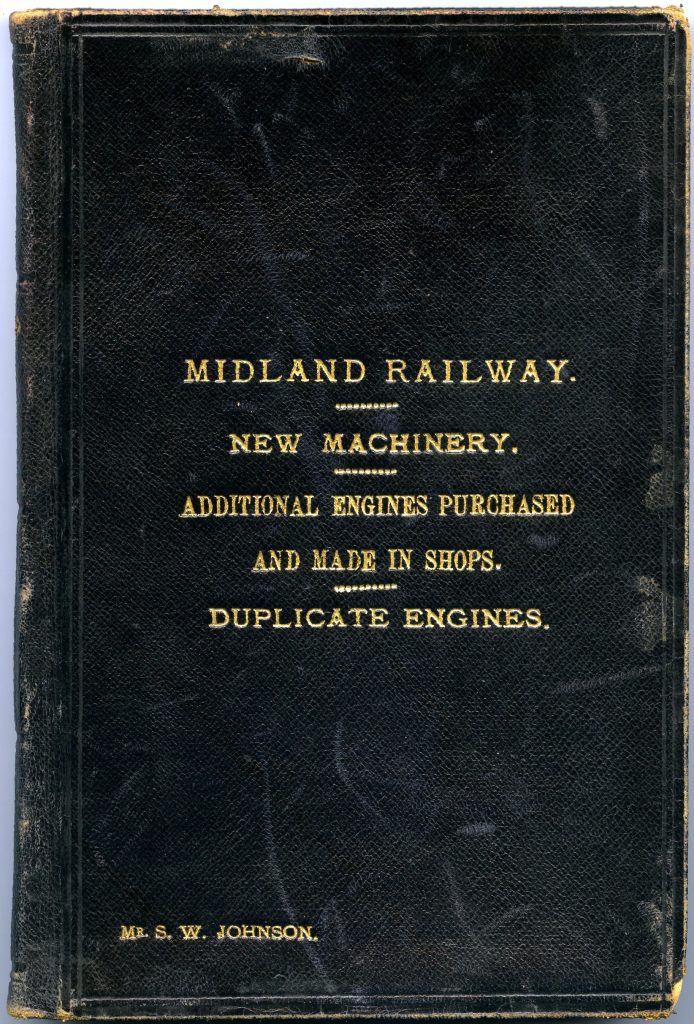S W Johnson MR Notebook - Midland Railway - Butterley
